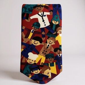 Save the Children Men’s Tie 100% Silk “Dads” by Sarah Age 12